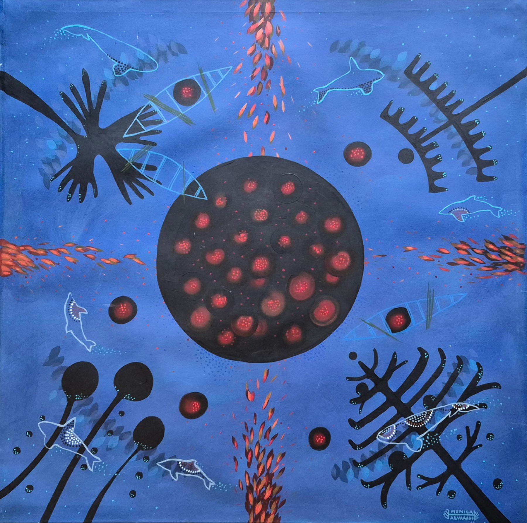Diptic devoted to the Earth — Mónica Alvarado